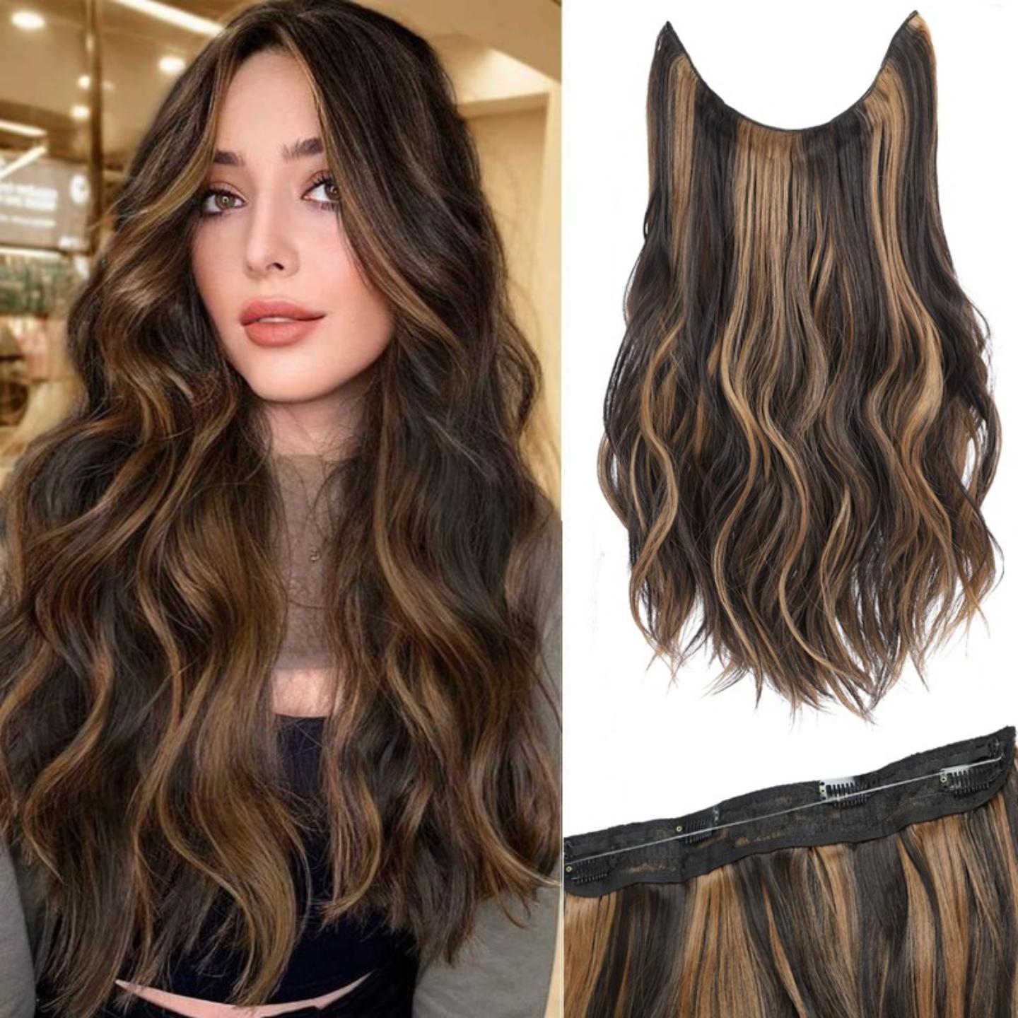 HairExtensions鱼线发假发片欧美