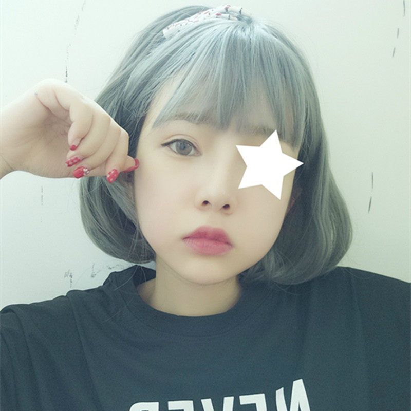 货源韩国空气刘海女短发bobo头