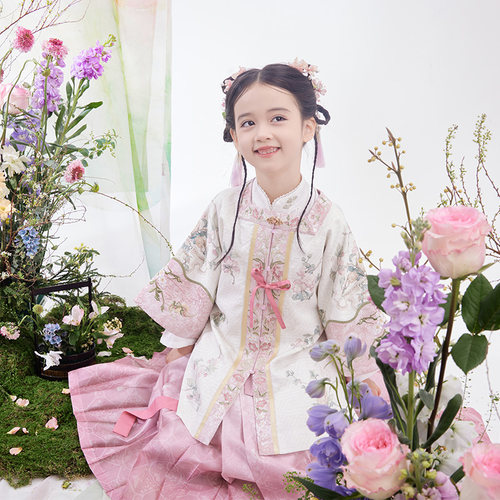 十三与童装女童汉服套装秋季