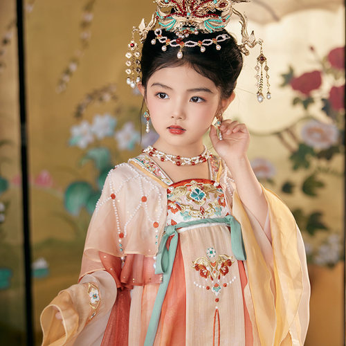 十三余童装古风超仙汉服女童