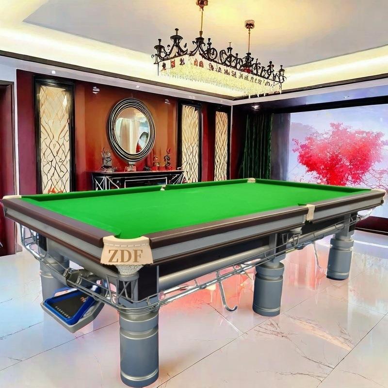 乌鲁深木齐圳台ZDF台球桌家用商台用球绥化球桌168标准新疆台球桌