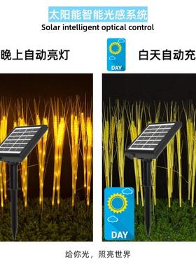 03 新款太阳能仿真地插ed麦穗灯2 户EPQ外2灯草坪庭院景观灯地插l
