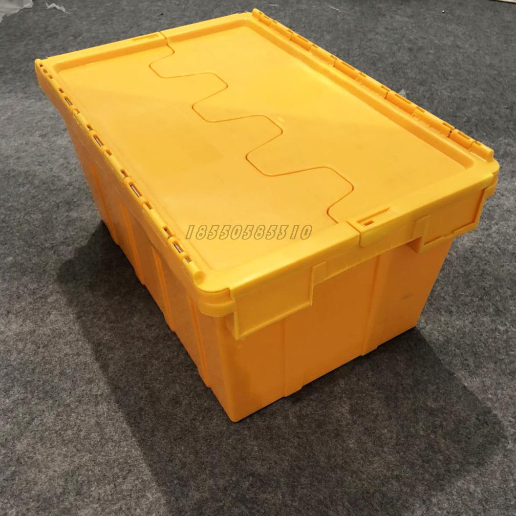 套叠式箱斜箱插厚加UZD全新料物流箱斜插带盖周转箱物流箱配送箱