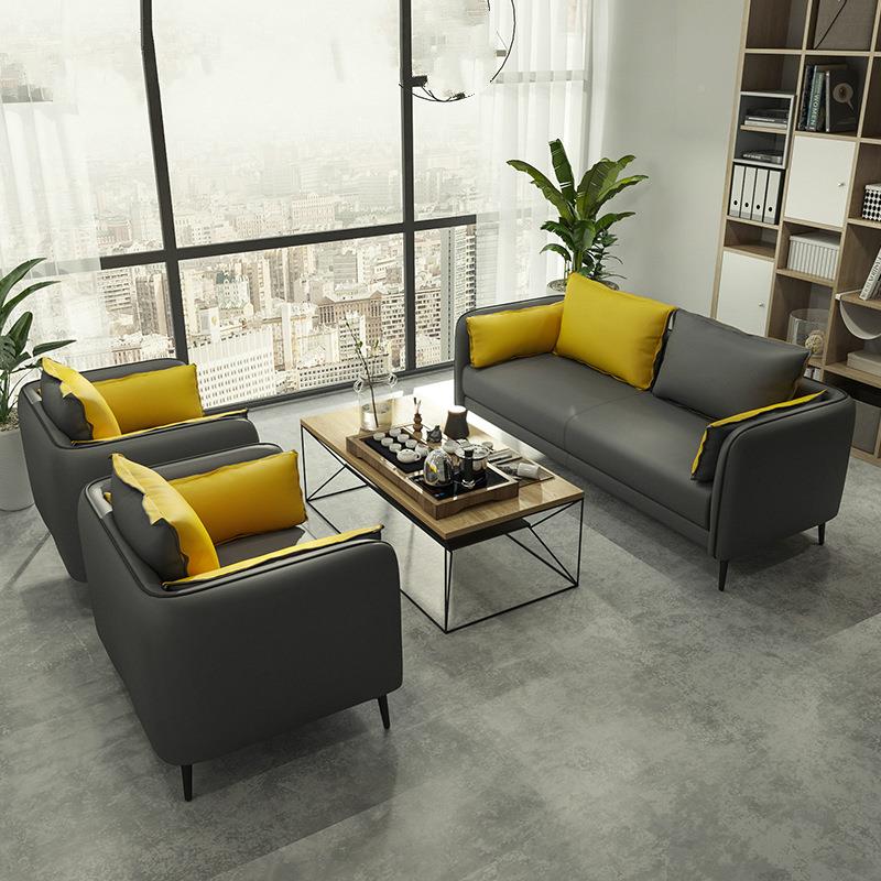 办公几室家具沙发茶组合代MEKIA-78套装简约现三人位创商意务