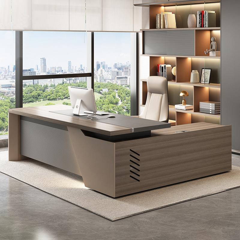 老高端公桌桌简SJRG-190板约现办代高档总经理桌椅组合班台办公室