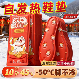 自发热鞋垫东北漠河防寒脚底加热贴冬季哈尔滨雪乡旅游男女保暖足