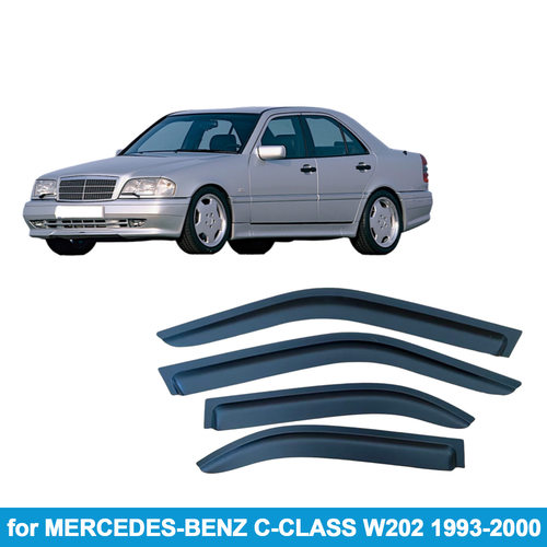 适用奔驰MERCEDES-BENZ C-CLASS W202 Sedan 1993-2000晴雨挡侧窗