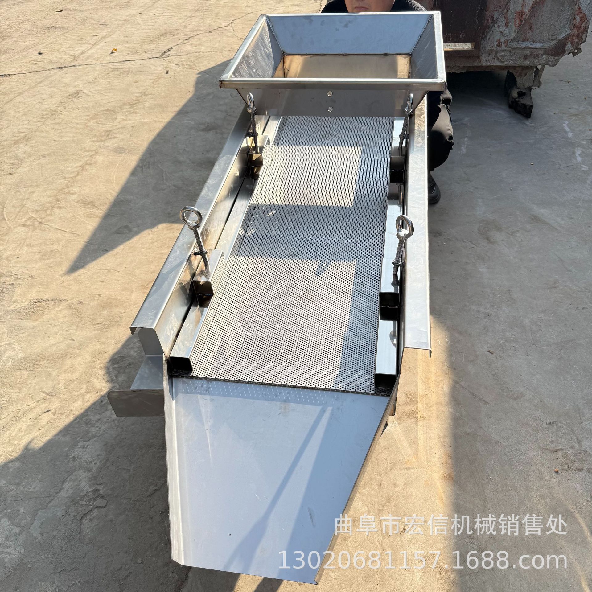 家用筛选杂质设备 物品原料大小分粒机 不锈钢两相电振动筛