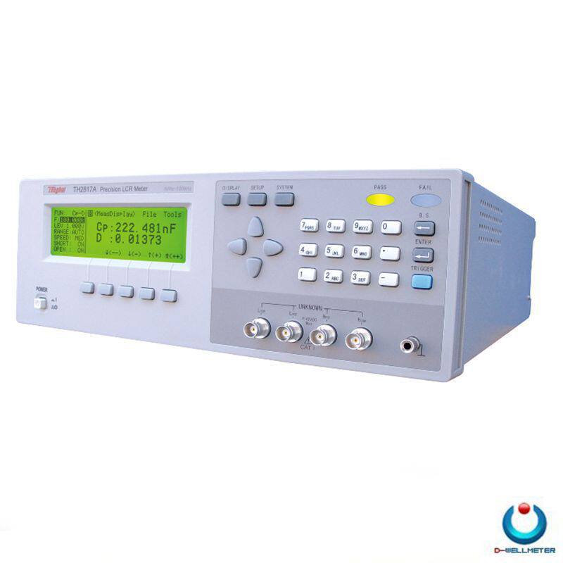 常州同惠 TH2817A LCR数字电桥100KHz 基本精度0.05% 16个测频点