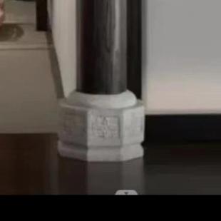 石柱墩雕刻大型古建筑装饰石柱墩仿古大理石门口摆件浮雕柱墩石