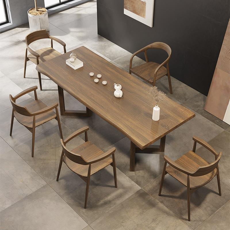 古典中式全实木茶桌家用会客成套复古泡茶桌工作室接待洽谈茶桌