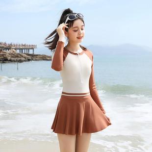 2024新款 中大童青少年学生连体少女泳衣 儿童泳衣温泉女孩女童泳装