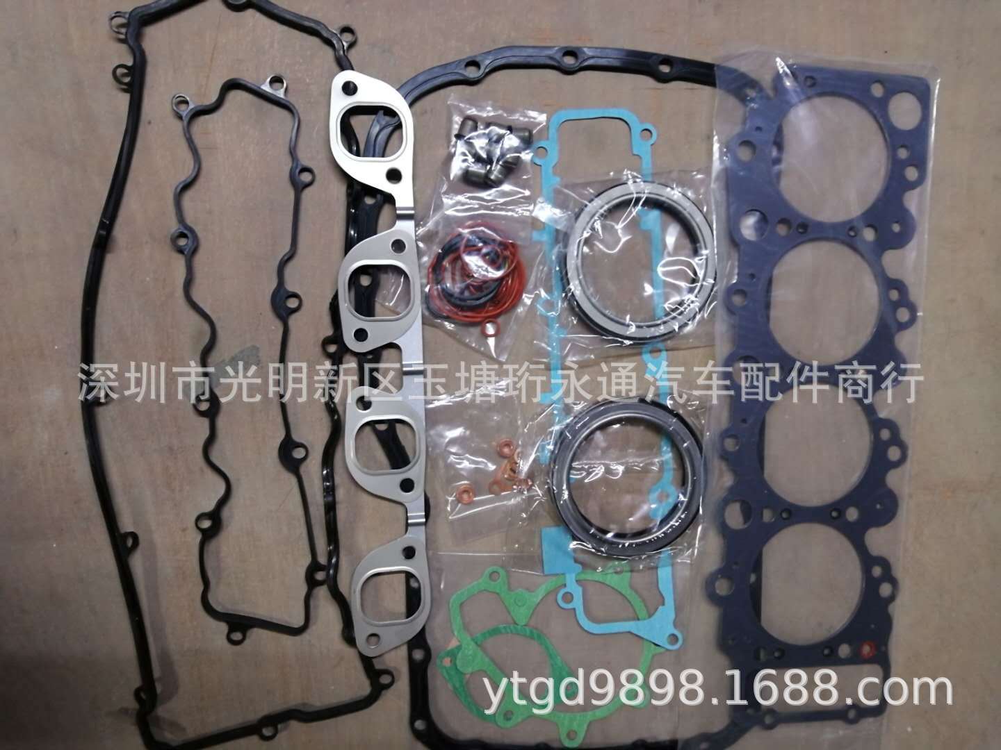 汽配店供应江铃五十铃4HF1新款金属缸垫发动机大修包