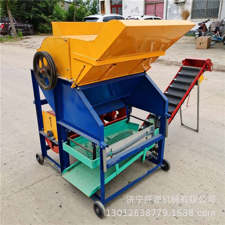 自走式花生摘果机 手扶牵引花生摘果机 小型家用花生摘果机