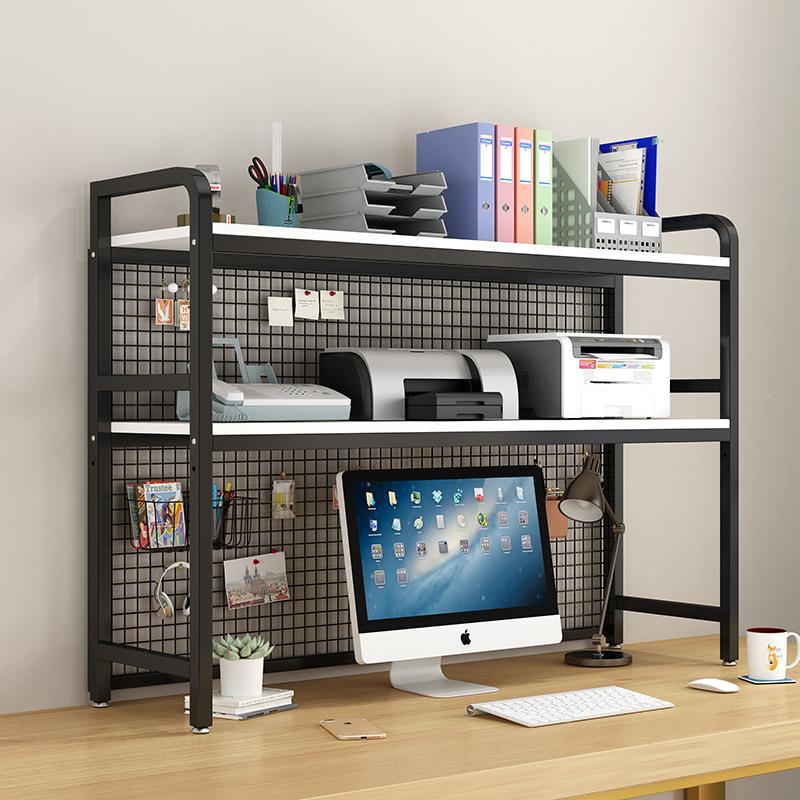打印机置物架桌面桌上两层大容量办公室电脑文件夹加宽收纳新品