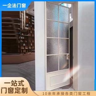 实力卫生间门单双包平开门浴室玻璃隔断厕所阳台铝合金门