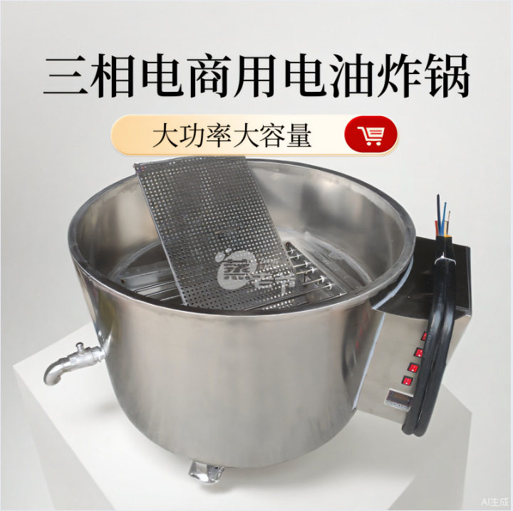 商用380V大容量电油炸锅