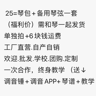 捡漏小竖琴19音24弦莱雅琴小众乐器便携式 高档特价 lyre里拉琴简单