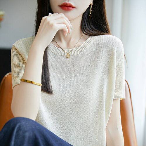 26夏季圆领莱赛尔天丝针