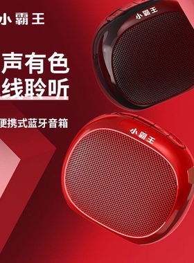 小霸王D55无线手机蓝牙音响小巧量插卡U盘便携低音炮大音