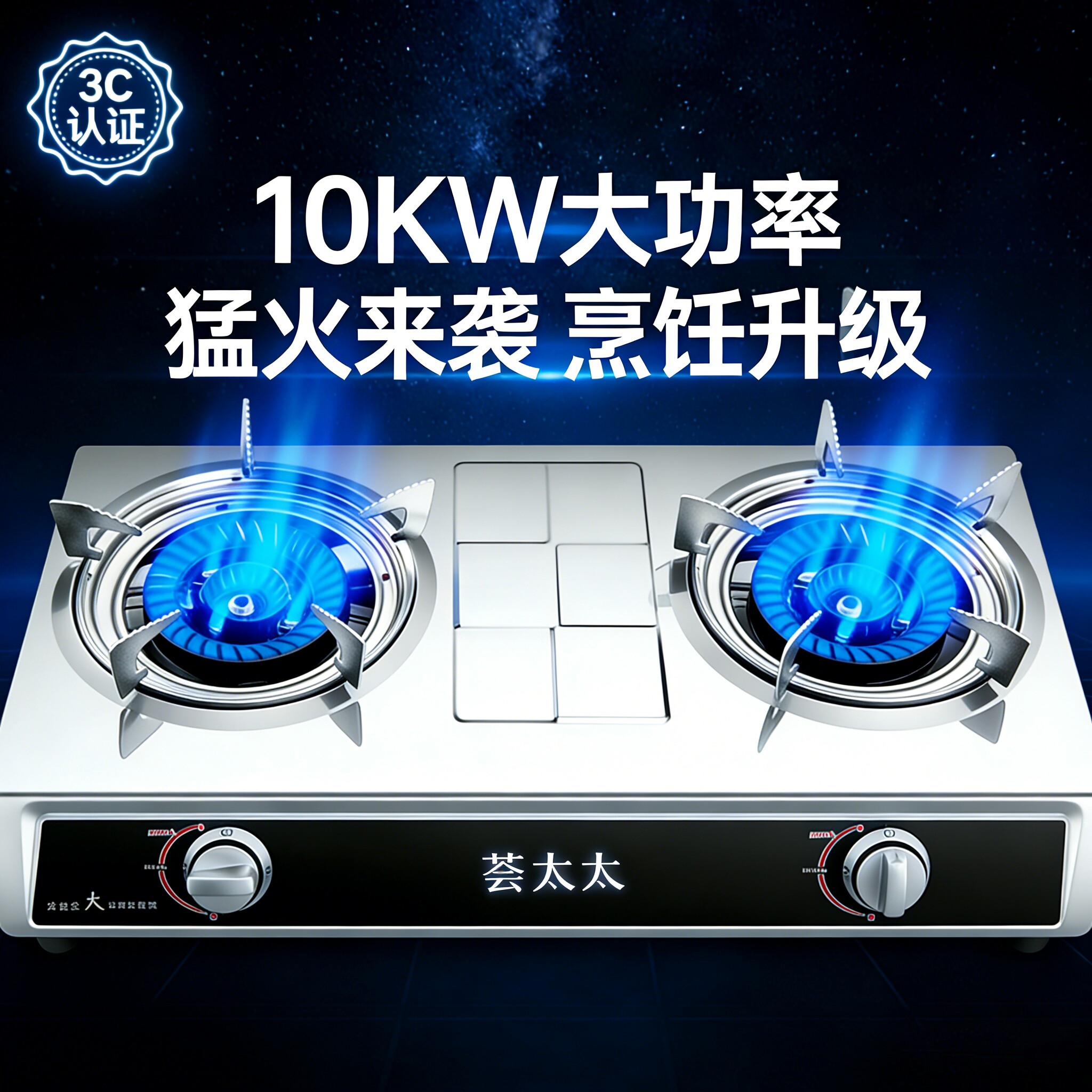 熄火保护双灶家用台式燃气灶液化