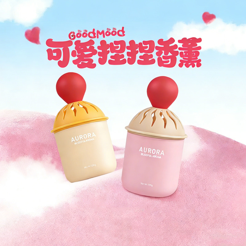 抖音同款可爱捏捏香薰车载香膏多巴胺桌面家居香水持久留香氛女生,洗护清洁剂/卫生巾/纸/香薰,香薰香料,淘宝优惠券,粉丝福利购,淘宝优惠卷