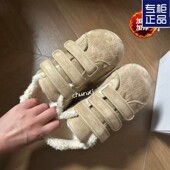 子女2025冬季 保暖棉鞋 新款 百搭休闲德训鞋 爆款 丑萌贝壳头加绒鞋