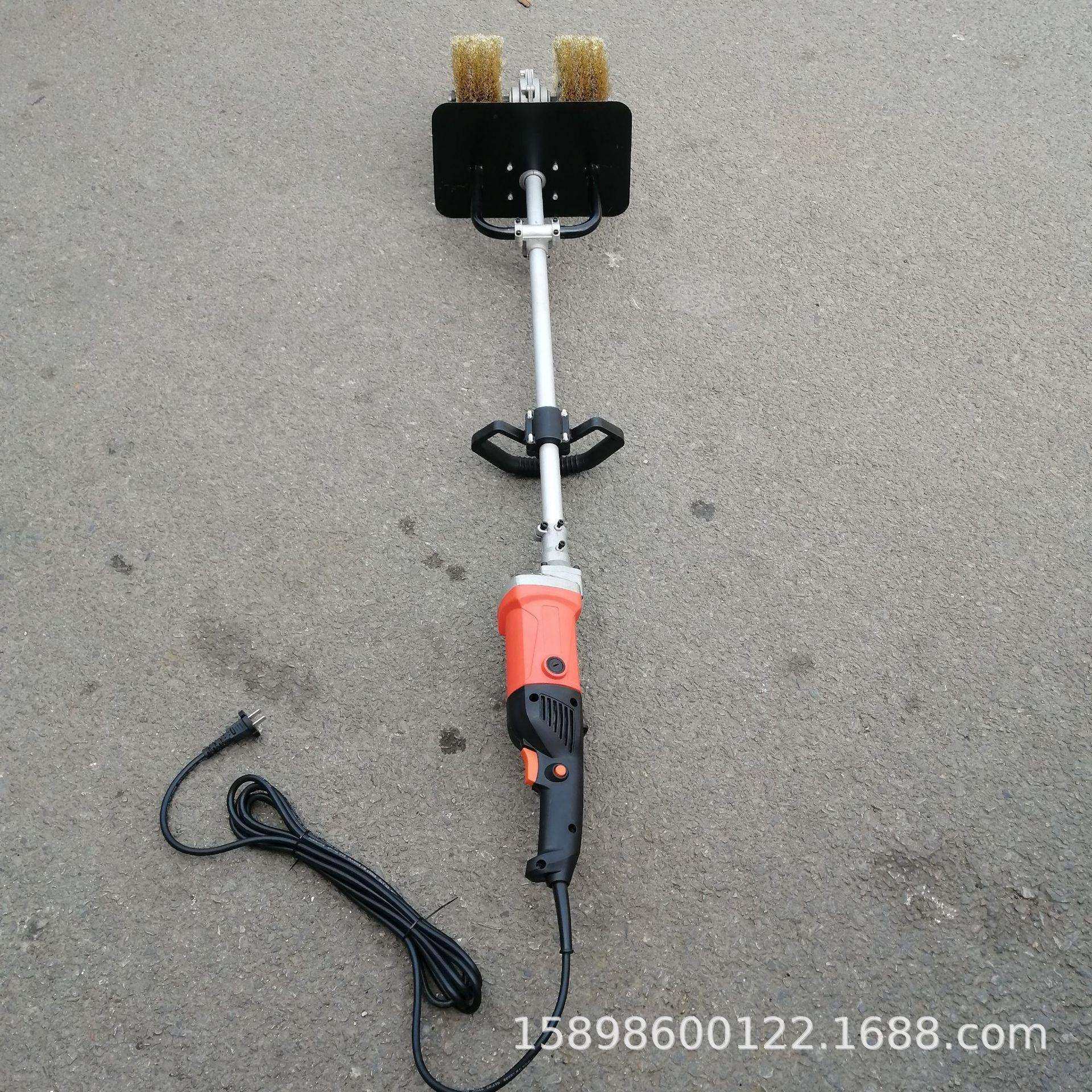 220V手提除锈机轻便型钢板除锈机钢刷彩钢瓦去锈机纽威达牌