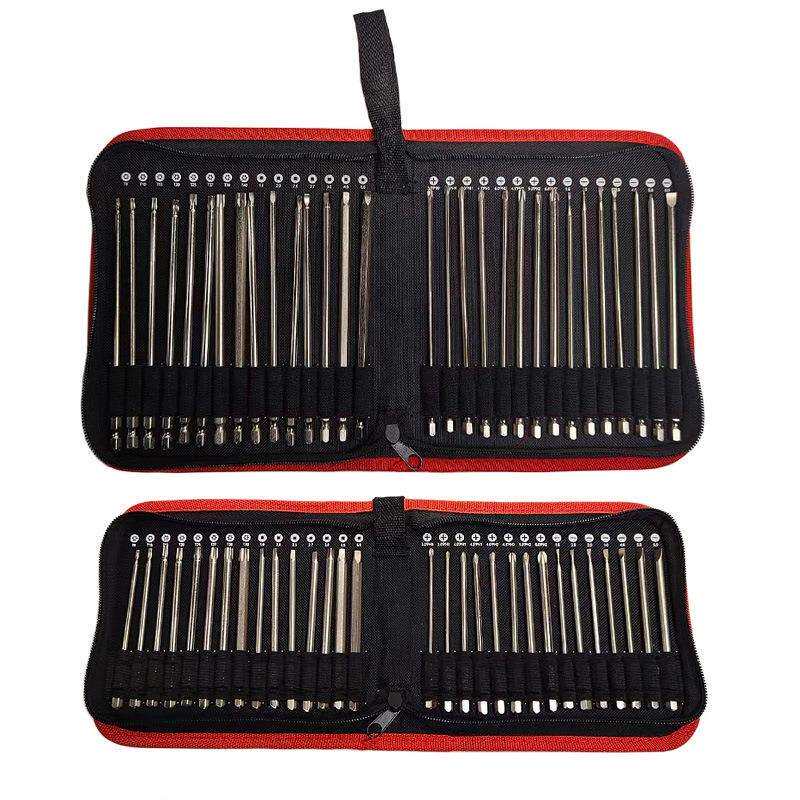 WD批头组合套装30pcs梅花批方头批十字批一字批布袋装100/150mm