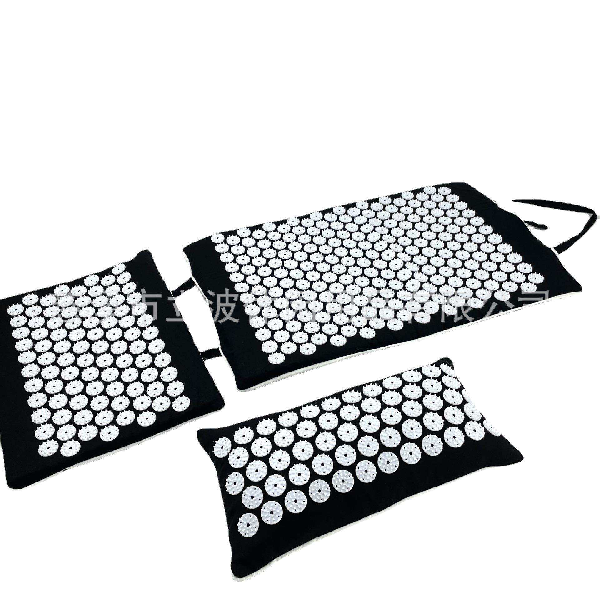 供应瑜伽针刺垫枕头套装垫子枕头脚垫三件套