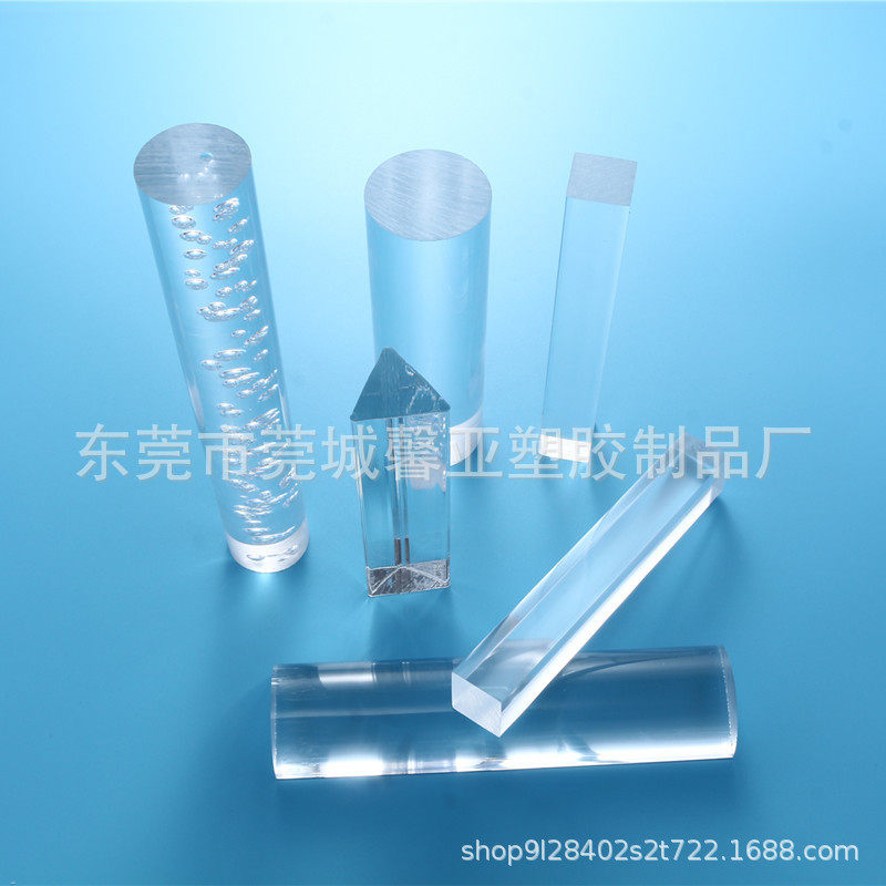 透明彩色亚克力实心圆棒导光棒