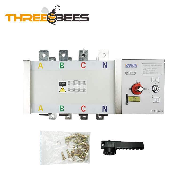 VISION VSQ4-400A双电源自动转换开关切换开关400A 4P