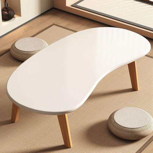 可折叠飘窗小桌子实木腿榻榻米茶桌茶几日式窗台炕桌家用矮桌坐地