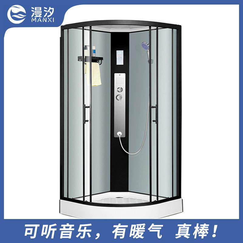 整体淋浴房一体式农村洗澡间家用集成浴室房洗浴间卫生间干湿分离