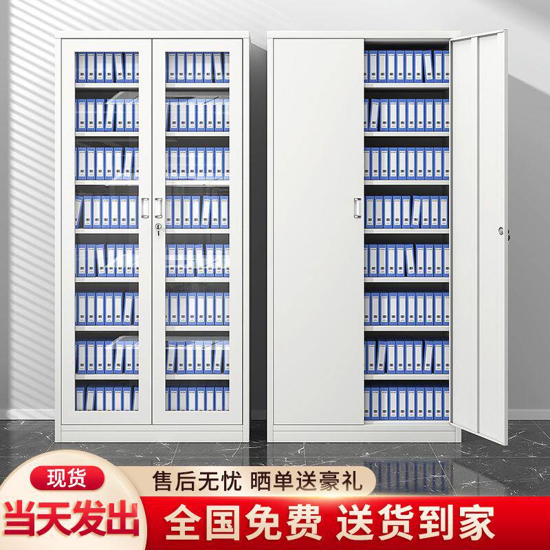 财务会计铁皮带锁文件柜
