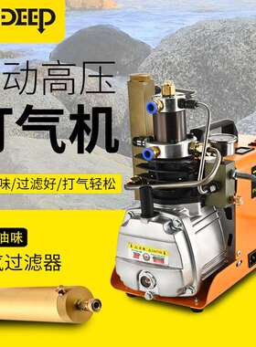 DIDEEP潜水呼吸专用上汽快无异味高压电动打气机40Mpa小型充气泵