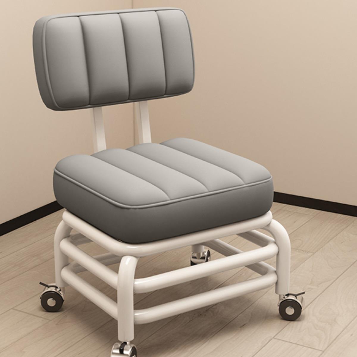 万向轮小凳子成人滑轮矮凳家用移动板凳儿童小椅子沙发茶几凳静L&