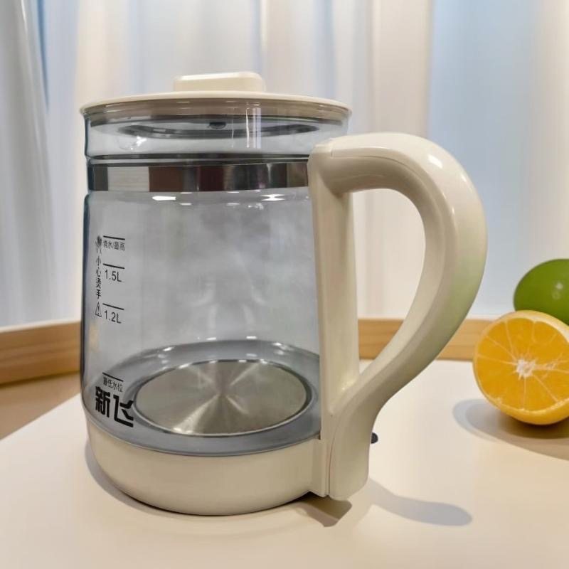Frestec/新飞养生壶配件1.8L单独壶身大容量高硼硅玻璃加厚大三环,厨房电器,电热水壶/保健养生壶配件,淘宝优惠券,粉丝福利购,淘宝优惠卷