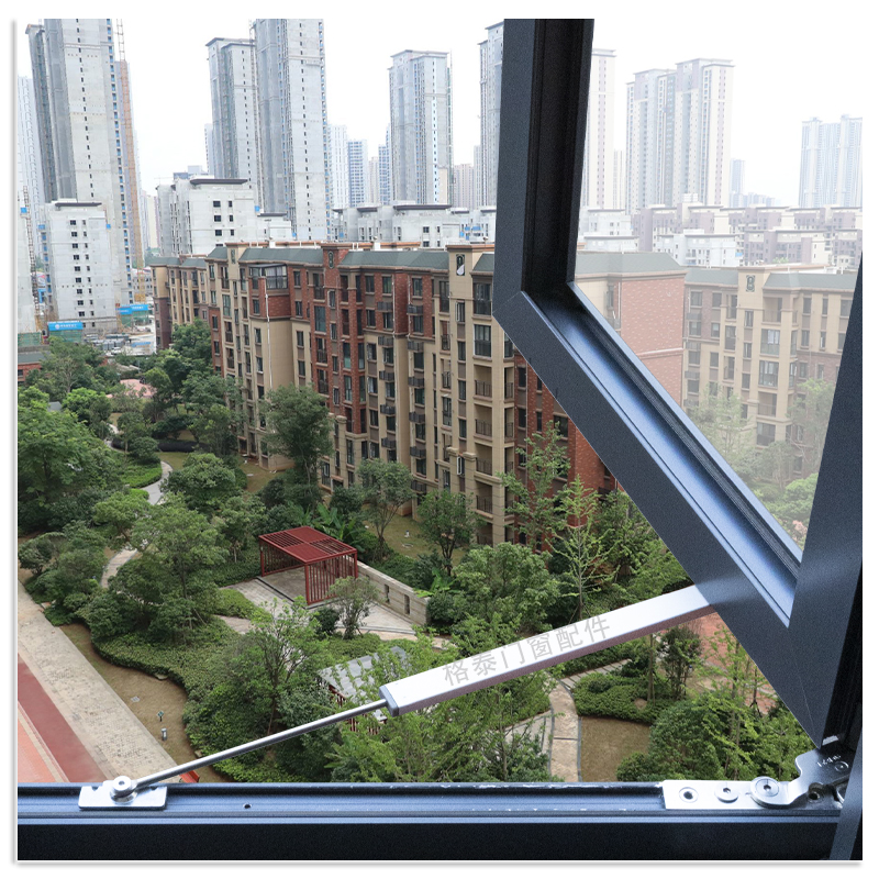 内开窗防风定位阻尼风撑限位撑杆