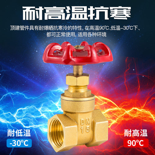 顶建PPR升降式截止阀4分20 PE水管阀门6分25闸阀开关手柄管材配件