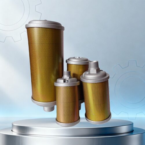 气动消声器XY-05吸干机隔膜泵消声器 空压机气泵消音降噪器