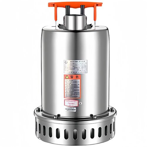 广东凌霄QCK型304不锈钢潜水泵污水泵220V排污泵自动抽水泵自吸泵