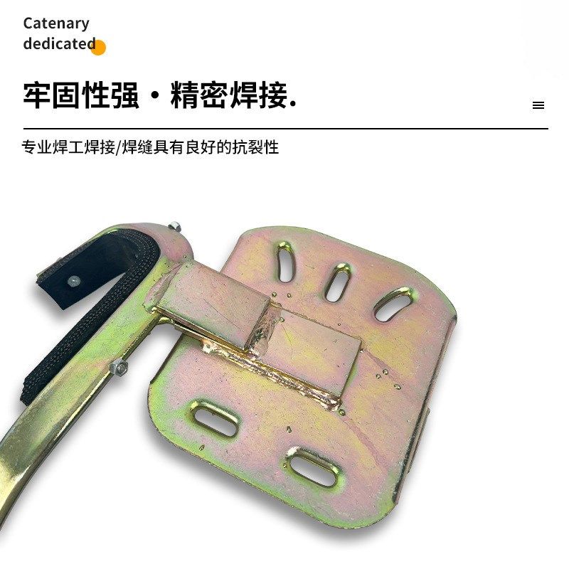工字钢柱登杆H型脚扣钢柱电工爬杆脚扣铁路用三角管钢脚扣安全带