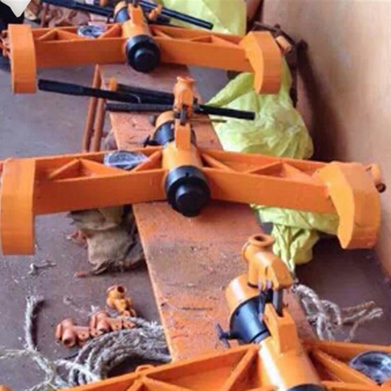 矿山专用弯轨道器机械式铁路调弯工具22kg轻轨折弯工具双钩弯道器