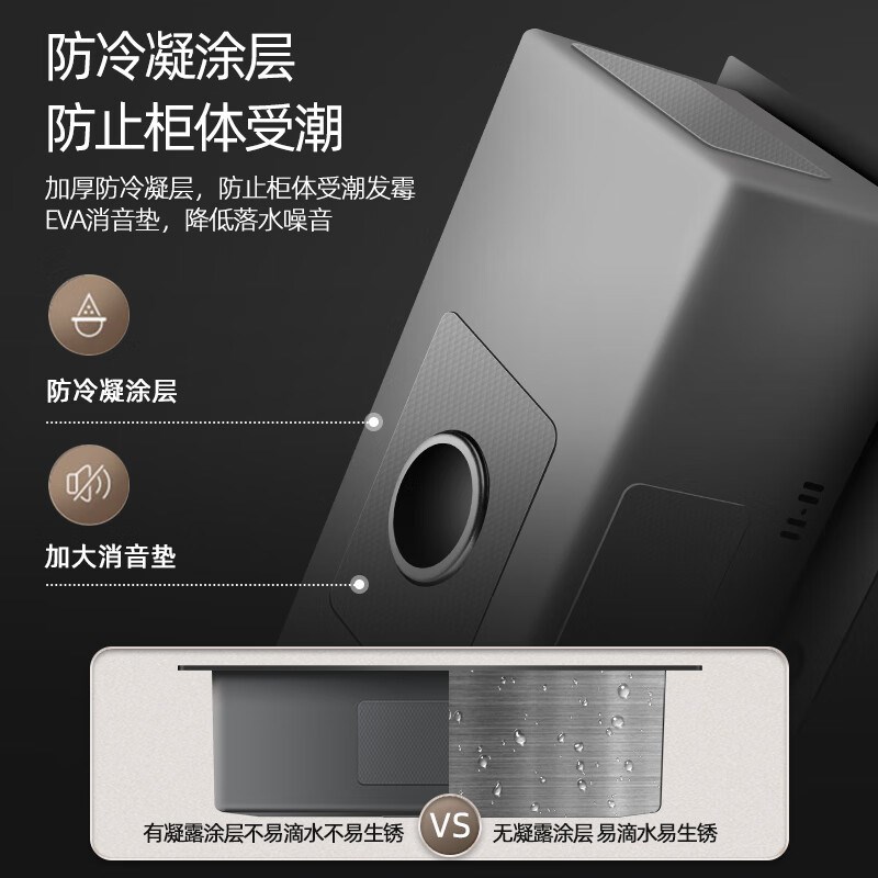 304不锈钢水槽单槽双槽家用洗菜盆纳米加厚洗碗池手工槽台下盆