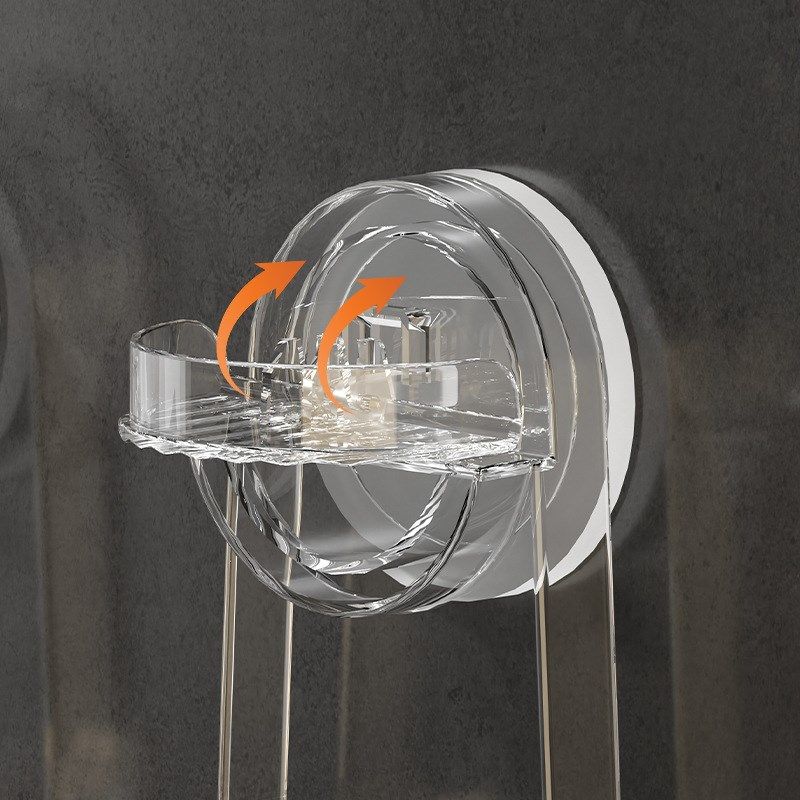 现货浴室置物架壁挂窄大号收纳盒洗手间洗漱台可吸盘无痕收纳筐