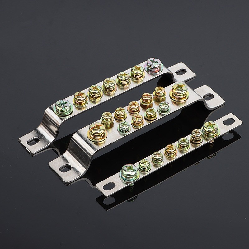 铜条排地线接线端地线铜排 配电箱端子排 接地汇流排铜电缆连接器