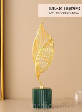 新款柿如客厅酒柿柜视柜旺宅摆件意轻奢高档玄关家居电装饰品风生