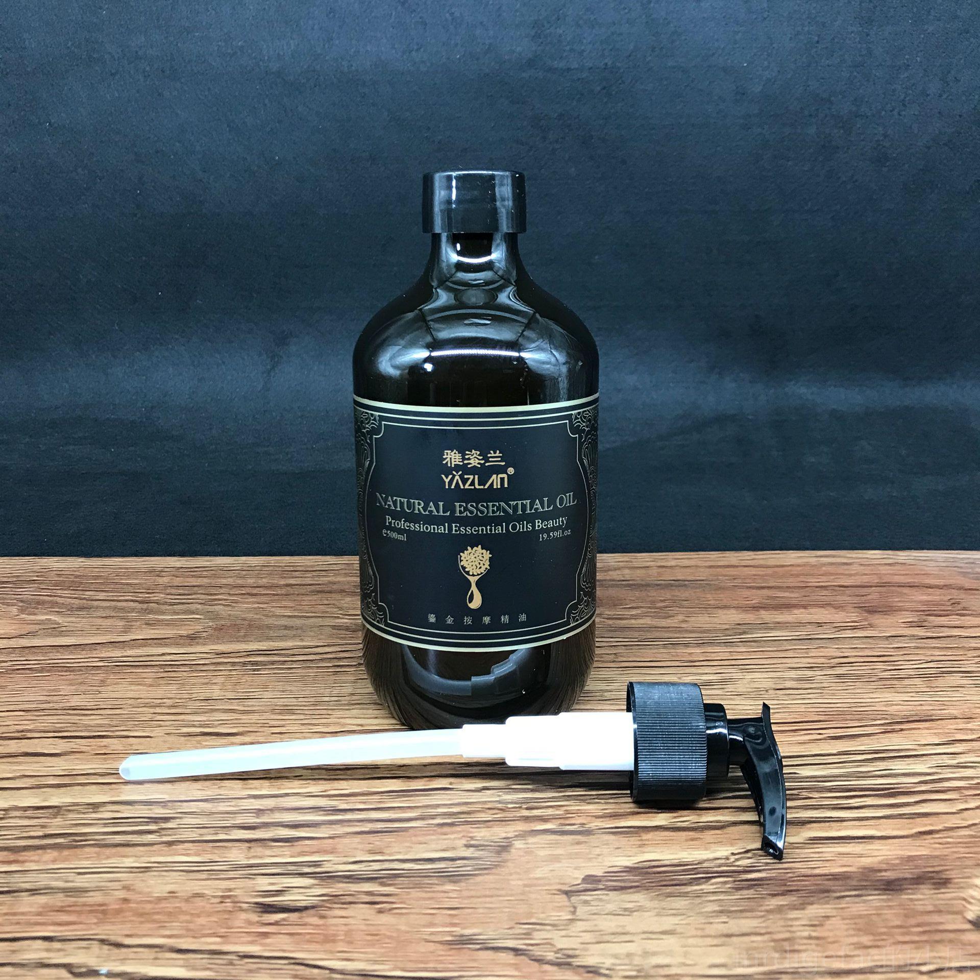 新款玫疏瑰精油鎏金摩油身体通经络推背背部美容院面部按雅yazlan