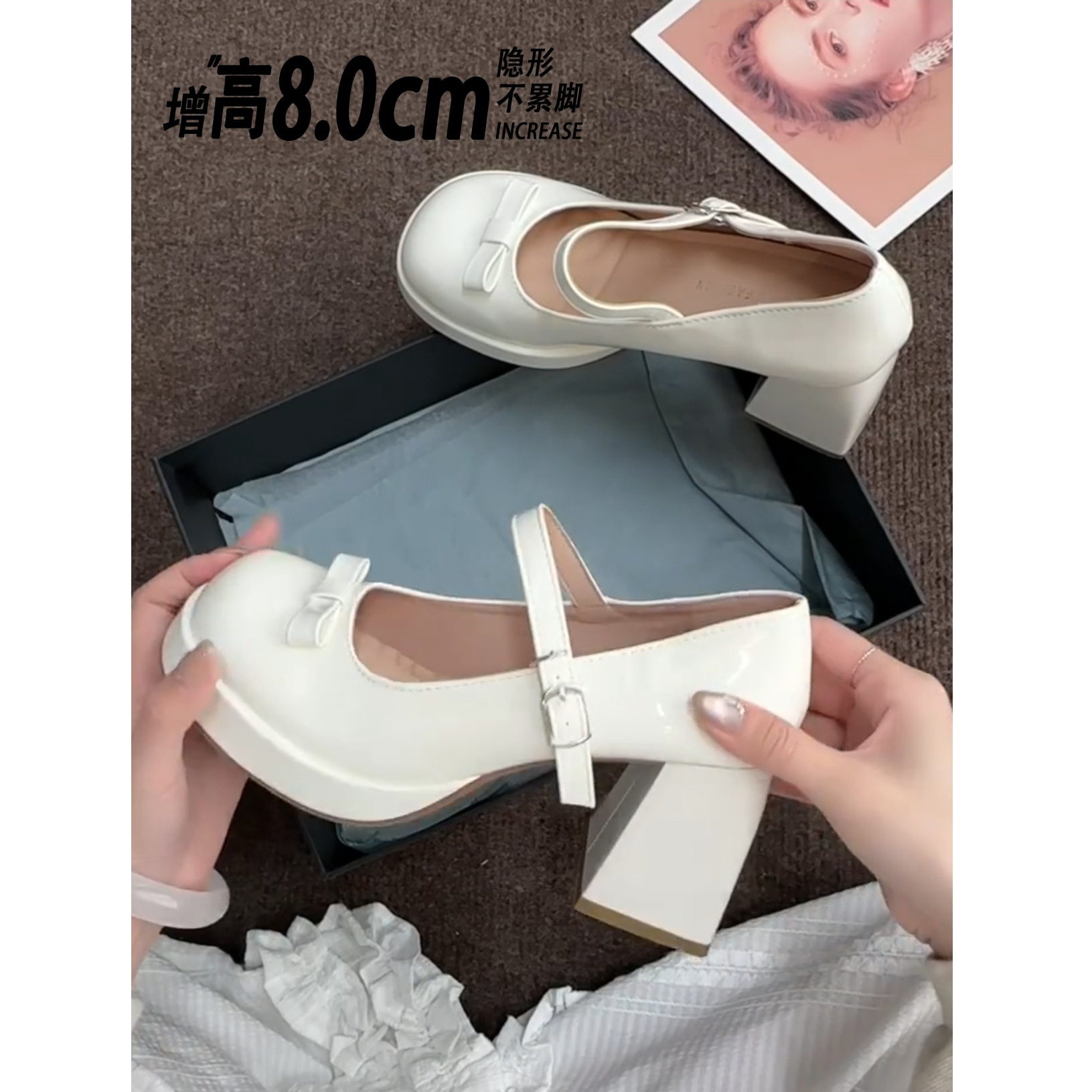 【怪美主义】复古圆头蝴蝶结玛丽珍2025新款仙女风配裙子百搭皮鞋